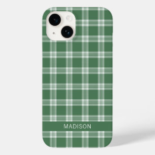 Individuelle Name Kariert / Tartan Muster Case-Mate iPhone 14 Hülle
