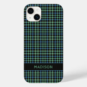 Individuelle Name Kariert / Tartan Muster Case-Mate iPhone 14 Plus Hülle