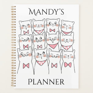 Individuelle Name Katzen Planer, Namensplaner, nie Planer