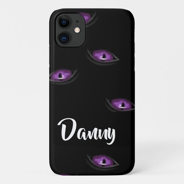 Individuelle Name Katzenaugen Case-Mate iPhone Hülle (Rückseite)