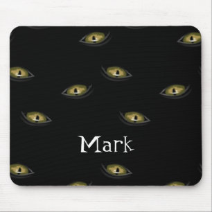 Individuelle Name Katzenaugen Mousepad