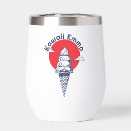 Individuelle Name Kawaii Ice Cream Cone Niedlich J
