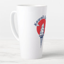 Individuelle Name Kawaii Ice Cream Cone Niedlich J Milchtasse