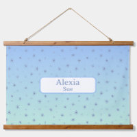 Individuelle Name Kinder Zimmerdekoration Blues Bl
