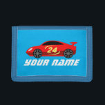 Individuelle Name Kinderhandtasche mit Spielzeug-R Tri-fold Geldbeutel<br><div class="desc">Individuelle Name Kinderhandtasche mit Spielzeug-Rennwagen-Design. Personalisierbar mit Namen,  Slogan oder Monogramm Buchstaben. Erhältlich in verschiedenen Farben wie rot schwarz blau etc. Coole personalisierte Geschenkidee für Kinder. Spaß Geburtstag oder Weihnachtsgeschenk Idee für Junge,  Sohn,  Enkel,  Freund,  Neffe etc. Auto Rennsport Thema mit niedlichen Rennwagen zeichnend.</div>