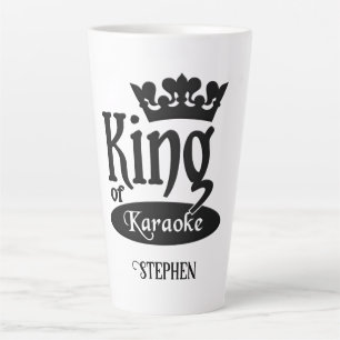 Individuelle Name King of Karaoke Milchtasse