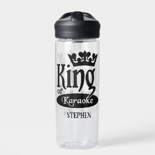 Individuelle Name King of Karaoke Trinkflasche