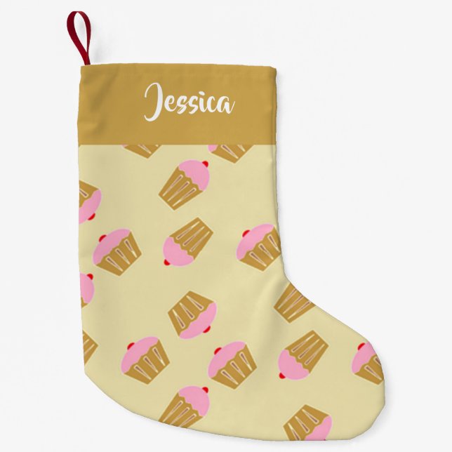 individuelle Name  Kleiner Weihnachtsstrumpf (Vorderseite)