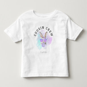 Individuelle Name Kleinkind Cousin Crew Osterfamil T-shirt