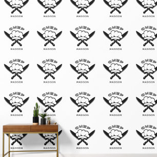 Individuelle Name-Koch-Logo Tapete