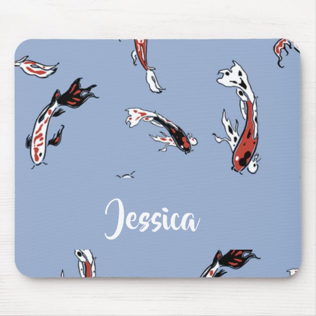 Individuelle Name Koi Mousepad (Vorne)
