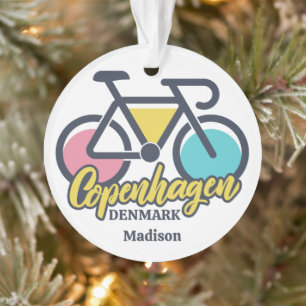 Individuelle Name Kopenhagen Dänemark Ornament
