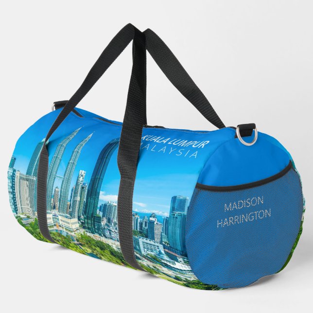 Individuelle Name Kuala Lumpur Malaysia Duffle Bag (Rechte Ecke)