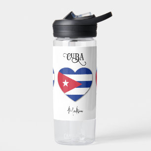 Individuelle Name Kuba Liebe Trinkflasche