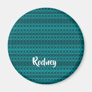 Individuelle Name-Kunststoffblöcke Magnet