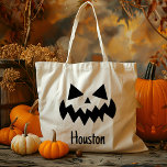 Individuelle Name Kürbislaterne Pumpkin Trick oder Tragetasche<br><div class="desc">Feiern Sie Halloween im Stil mit unserem Individuelle Name Jack O' Lantern Pumpkin Trick oder verwöhnen Sie die Tote Tasche! Diese charmante Tasche besticht durch ein klassisches Jack-o'-Laterne-Design mit einer freundlichen Kürbisgesicht, die perfekt dazu geeignet ist, den Trick-oder-Behandlungs-Abenteuern Ihres Kindes eine festliche Touch hinzuzufügen. Diese Tasche ist mit dem Namen...</div>