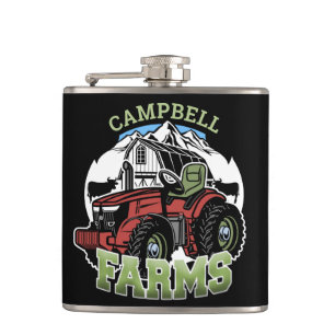 Individuelle Name Landbetrieb Stalltraktor Bauer Flachmann