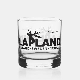 INDIVIDUELLE NAME LAPLAND WHISKYGLAS