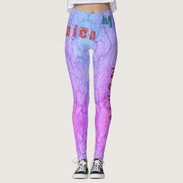 Individuelle Name Leggings