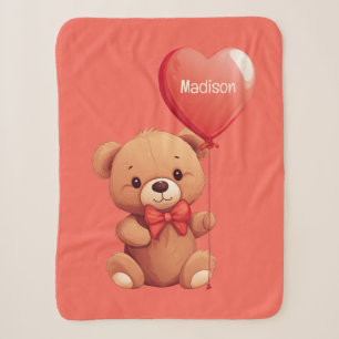 Individuelle Name Liebe Teddy Sherpadecke