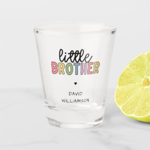 Individuelle Name Little Brother Niedlich Personal Schnapsglas