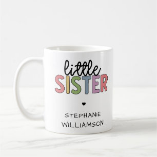 Individuelle Name Little Sister Niedlich Personali Kaffeetasse