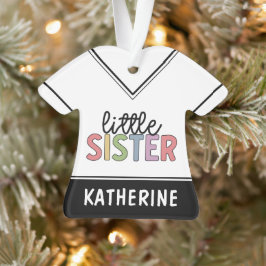Individuelle Name Little Sister Niedlich Personali Ornament