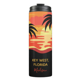 Individuelle Name & Location Tropical Beach tumble Thermosbecher