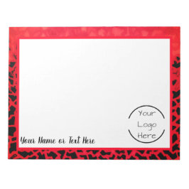 Individuelle Name - Logo-Editor Notizblock