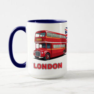 Individuelle Name London England Tasse
