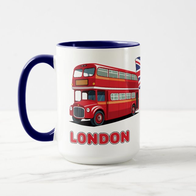 Individuelle Name London England Tasse (Links)