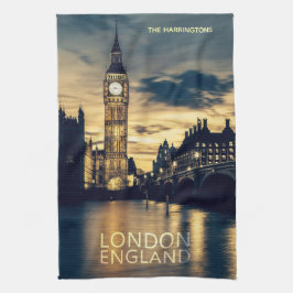 Individuelle Name London Geschirrtuch