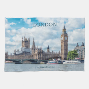 Individuelle Name London Geschirrtuch