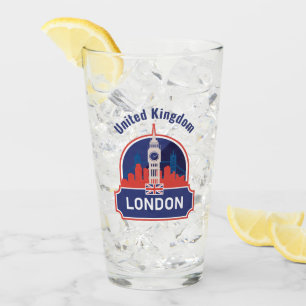 Individuelle Name London Glas