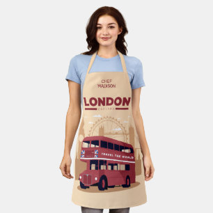 Individuelle Name LONDON Schürze