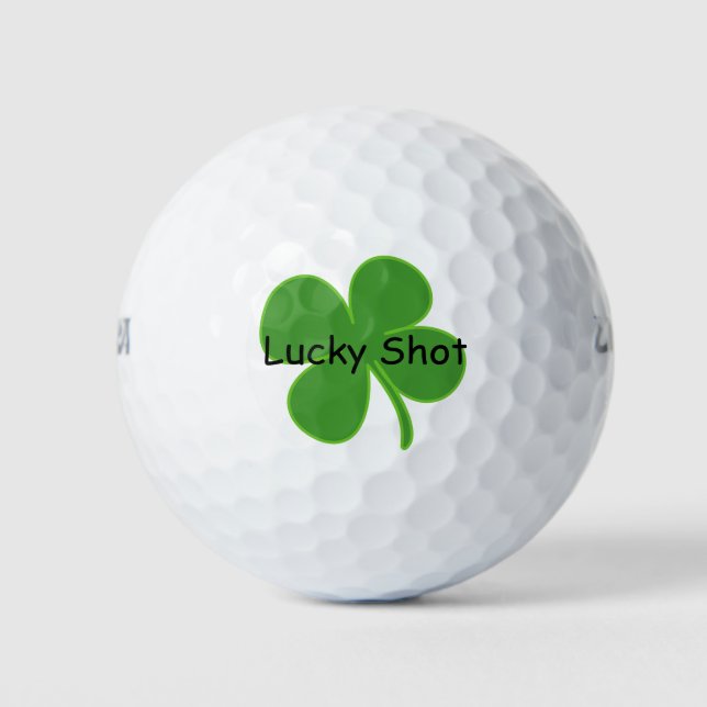 Individuelle Name Lucky Golf Balls Golfball (Vorderseite)