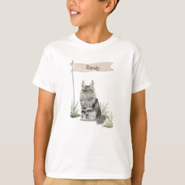 Individuelle Name Maine Coon Cat Pet T-Shirt