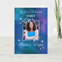 Individuelle Name-Master-Abschluss eines Fotos