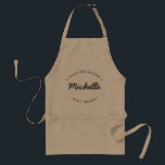 Individuelle Name Master Baker im Jahr etabliert Schürze<br><div class="desc">Whisk in der Süße des Talents mit dem Individuelle Name Master Baker etablierte Jahr Erwachsene Schürze! Entspannen Sie mit dieser personalisierten, schicken und außergewöhnlich einzigartigen Master Baker Schürze in Ihrer Küche. Diese Schürze wurde entwickelt, um den Süßwarenkünstler in Ihrer Zuhause inspirieren und zu erkennen. Sie ist die perfekte Mischung aus...</div>