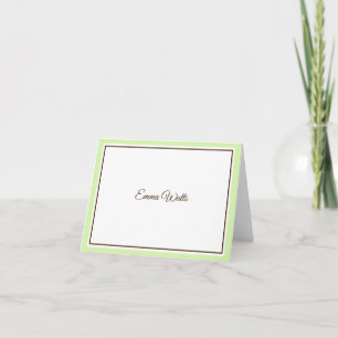 Individuelle Name-Merkkarte Dankeskarte