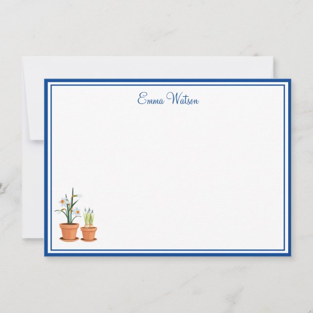 Individuelle Name-Merkkarte Mitteilungskarte (Vorderseite)