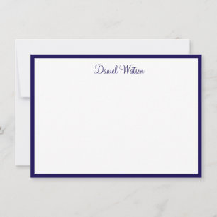 Individuelle Name-Merkkarte Mitteilungskarte