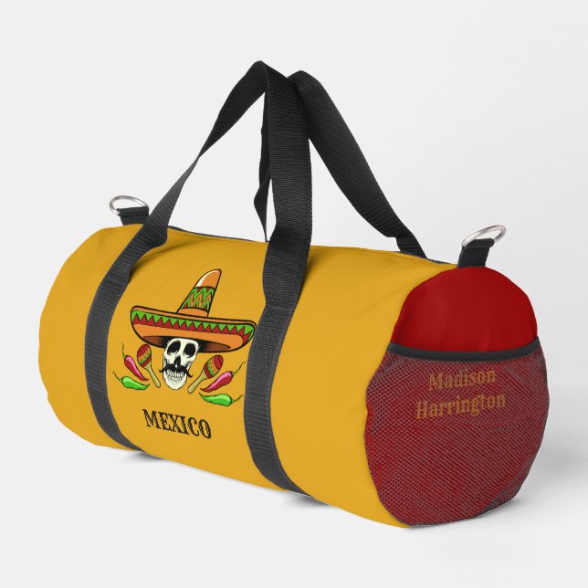 Individuelle Name Mexiko Duffle Bag (Rechte Ecke)