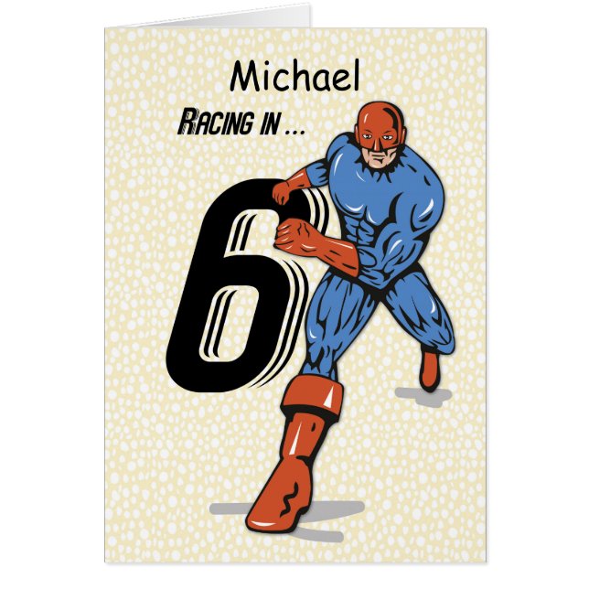 Individuelle Name, Michael, 6. Geburtstag Superhel (Vorne)