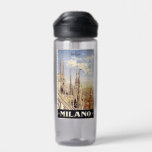 Individuelle Name Milano (Mailand) Trinkflasche<br><div class="desc">Sehen Sie in meinem Shop für weitere Artikel mit diesem Vintage Reiseplakat Bild.</div>