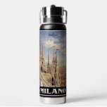 Individuelle Name Milano (Mailand) Trinkflasche<br><div class="desc">Sehen Sie in meinem Shop für weitere Artikel mit diesem Vintage Reiseplakat Bild.</div>