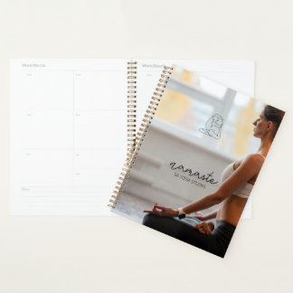 Individuelle Name Minimalistisch Yoga Studio Planer