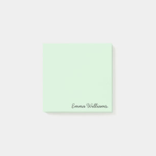 Individuelle Name Minimalistische Personalisierte  Post-it Klebezettel