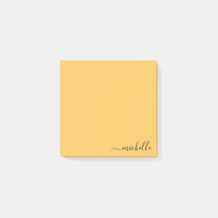 Individuelle Name Minimalistische Personalisierte  Post-it Klebezettel