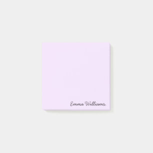 Individuelle Name Minimalistische Personalisierte Post-it Klebezettel